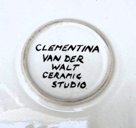 Clementina van der Walt keramisch sierbord