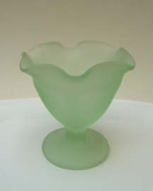 Pistache groene persglazen dessert coupes