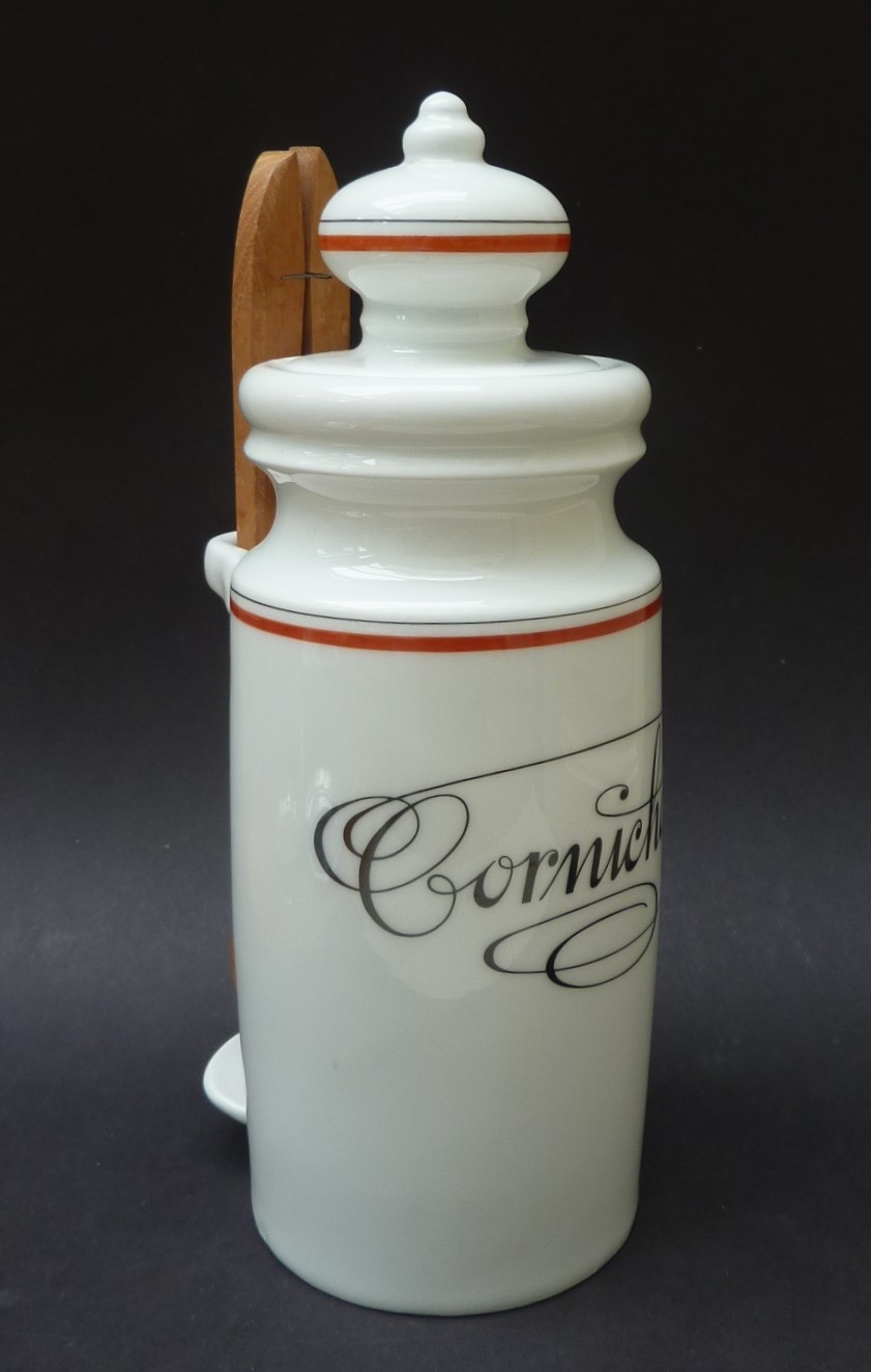 Porcelaine d'Auteuil Bistrot augurkenpot Cornichons