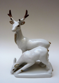 Polonne Ukraine porcelain sculpture Deer