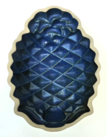 Art Deco ceramic pudding mold Pineapple