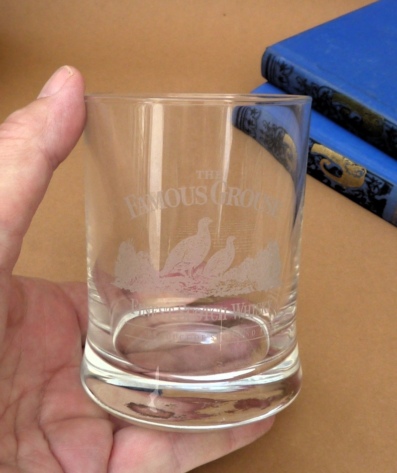 The Famous Grouse whisky glas