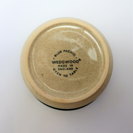 Wedgwood Blue Pacific sugar jar