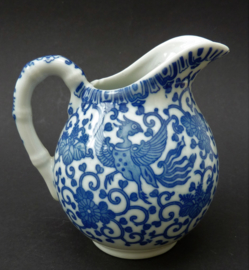 Japanse blauw witte Phoenix ware porseleinen melkkan