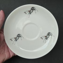 Mosa Mid Century cups with sketched animals