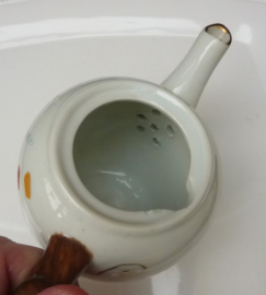 Chinese porcelain miniature Owl teapot