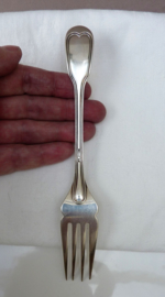 Christofle Chinon silver plated fish fork