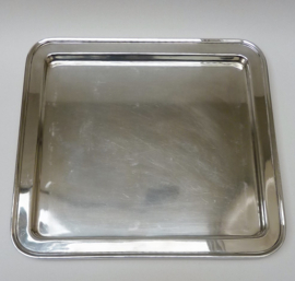 Dutch silver plated Art Deco appetizer tray and dishes