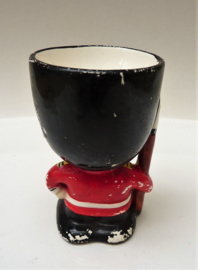 Mid Century pottery egg cup Royal Guard