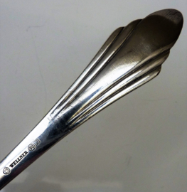 A pair of Wellner Art Deco silver plated cold meat serving forks