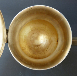 Verchroomde koffiepot in Rococo stijl