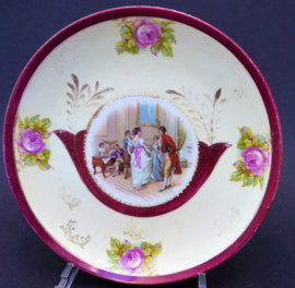 Two 19th century Vienna wall plates