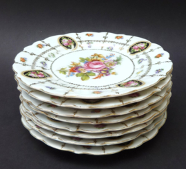 Erdmann Schlegelmilch antique porcelain dessert plates
