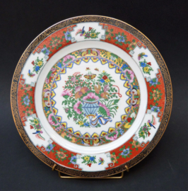 Chinese Rose Medallion porcelain plate Cultural Revolution