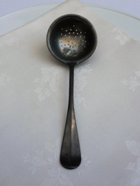 Antique German Altmannsdorf pewter sugar sifter spoon