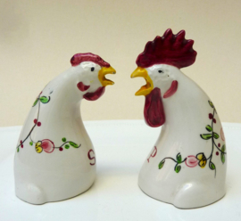 Keramische peper en zout vaatjes
