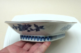 Japanese blue white rectangular bowl