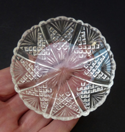 Early American Pattern Glass salt dish