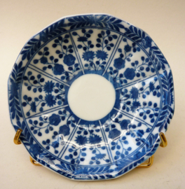 Blauw witte Chinoiserie theekop Kangxi stijl