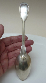 Een paar verzilverde diner couverts Chinon Frankrijk 19e eeuw