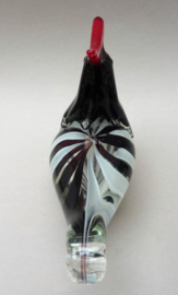 Hadeland Norway Lena Hansson Husdyr Hane glass rooster