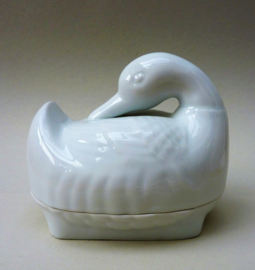 Apilco whiteware bistro porcelain foie gras duck pate tureen