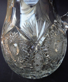American Brilliant Period cut crystal pitcher