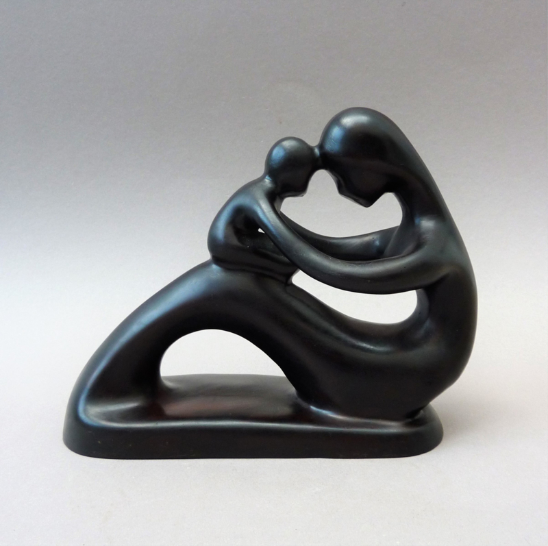 Onwijs Moeder met kind abstract keramieken sculptuur | Verkochte VP-44
