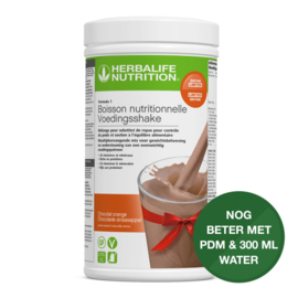 Formula 1 uitgebalanceerde maaltijd Chocolade Sinaasappel