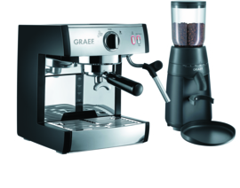 Espressomachine - Graef - set Pivalla ES702 + CM702