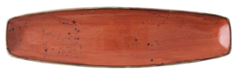 Schaal curve 36 x 9,5 cm - Continental Rustic