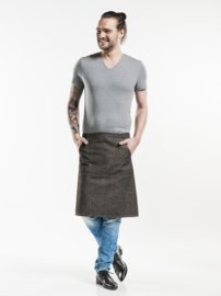 Apron Chaud Devant - Pouch Brown Denim W80 - L60