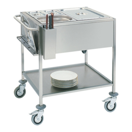 Gastronorm bain-marie wagen 2/1 GN - Max Pro