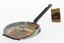 Pannenkoekenpan / crêpepan plaatstaal - 22 cm - Carbone Plus - De Buyer