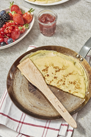 Pannenkoekenpan / crêpepan plaatstaal - 24 cm - Mineral B - De Buyer