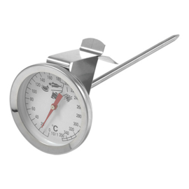 Vet-thermometer - Rvs, met bevestigingsclip