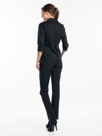 Blouse / shirt Chaud Devant - Women Black Stretch 3/4 sleeve