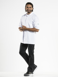 Chef Jacket Chaud Devant - Salerno RPB White short sleeve