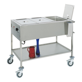 Gastronorm bain-marie wagen 3/1 GN - Max Pro