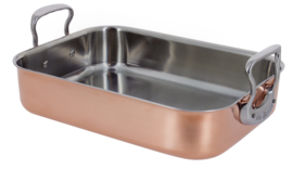 Braadpan / Braadslede - 35 cm - Inocuivre - De Buyer