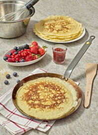 Pannenkoekenpan / crêpepan plaatstaal - 30 cm - Mineral B - De Buyer