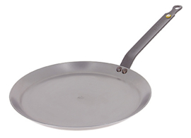 Pannenkoekenpan / crêpepan plaatstaal - 24 cm - Mineral B - De Buyer