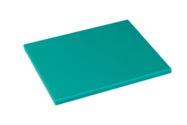 Snijplank Polyethyleen groen - 1/2 - 1/1 GN of 60x40 - met of zonder geul