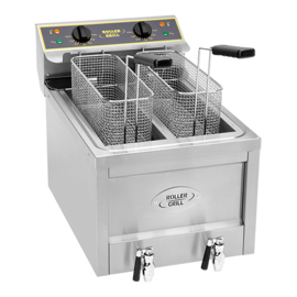 Friteuse elektrisch - 8+8 liter - Roller Grill