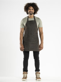 Bib Apron Chaud Devant - Base Brown Denim W70 - L75