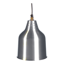 Warmhoudkap - Heat Shade - aluminium of zilver - zonder lamp