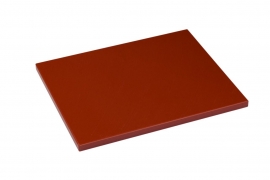 Snijplank Polyethyleen bruin - 1/2 - 1/1 GN of 60x40 - met of zonder geul