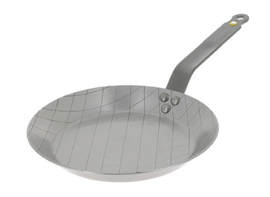 Steakpan plaatstaal - 24 cm - Mineral B - De Buyer