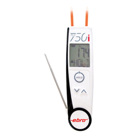 Duo thermometer - Ebro - TLC730 - -33ºC / 350ºC - Infrarood - Geijkt!