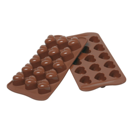 Flexibele Chocoladevorm / Siliconen matten 22x11 cm (7 versch. vormen)